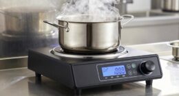optimal settings for large cookware