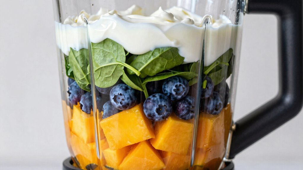 optimize smoothie ingredient sequence