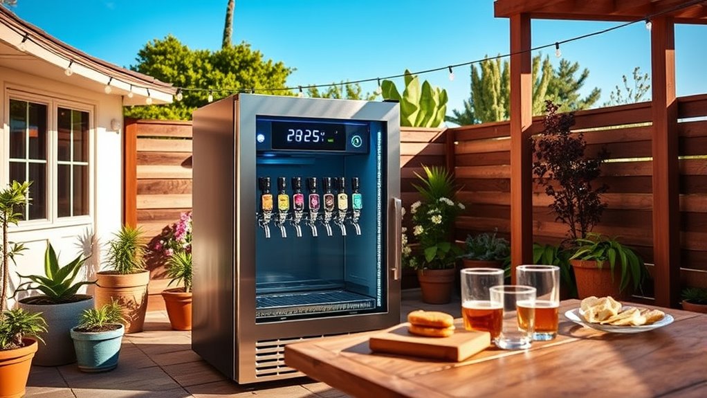 outdoor patio kegerator essentials