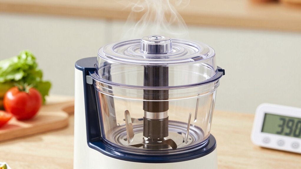 overloading food processor motor