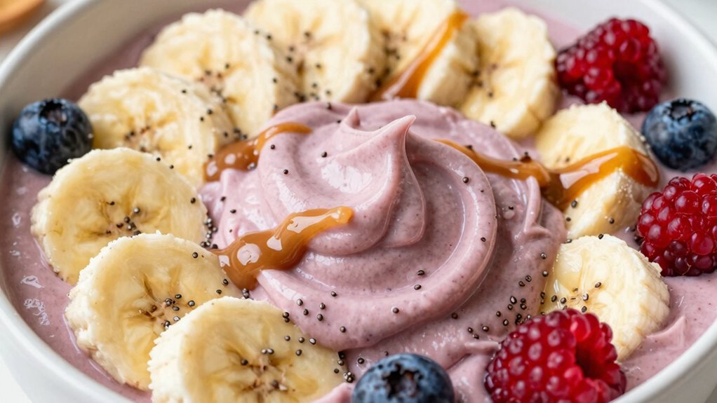 perfectly blended creamy fruit