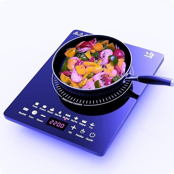 portable touch control cooktop