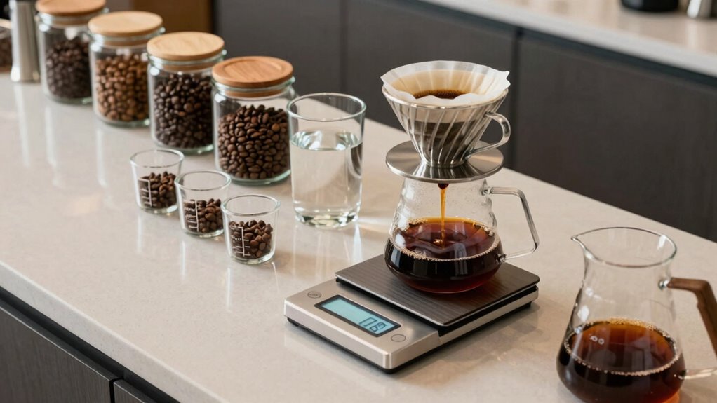 precise coffee scaling formulas