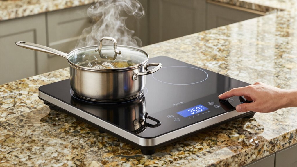 precise portable cooking settings