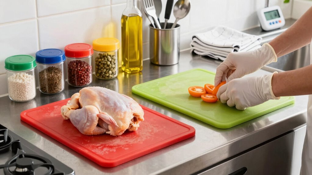 prevent cross contamination during cooking