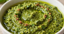 prevent pesto browning naturally