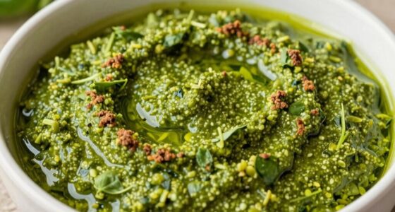 prevent pesto browning naturally