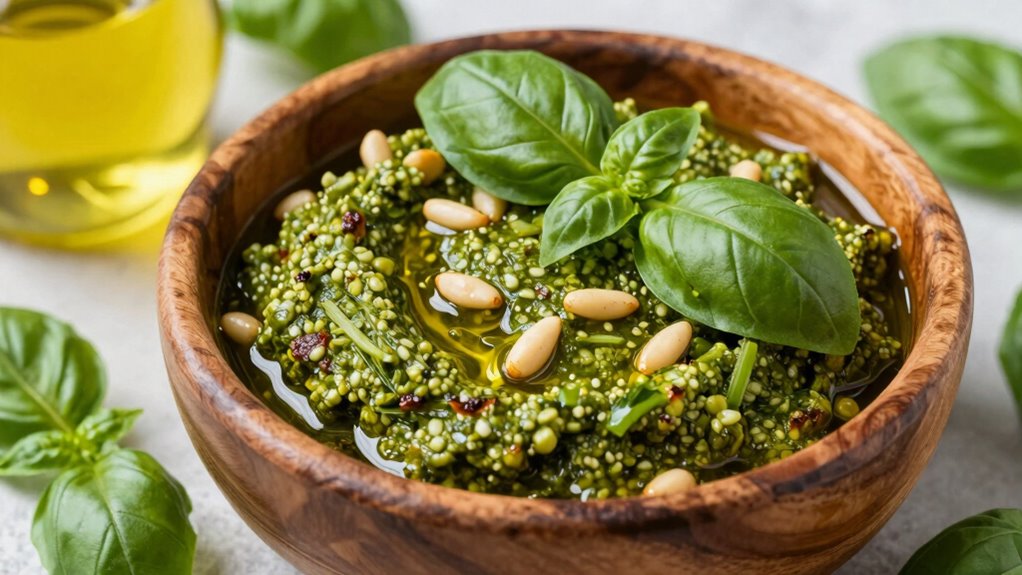 prevent pesto oxidation exposure