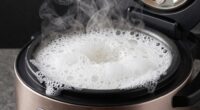 prevent rice cooker foam overflow