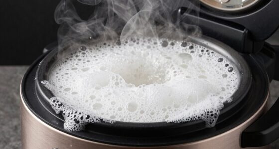 prevent rice cooker foam overflow