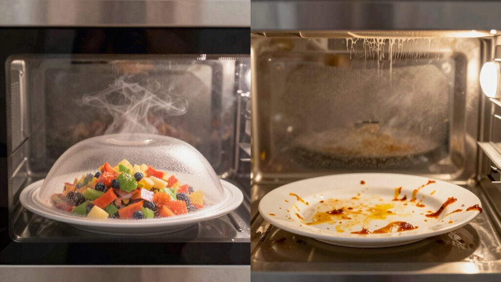 prevent splatters retain moisture