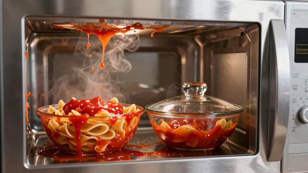 prevent splatters without covers