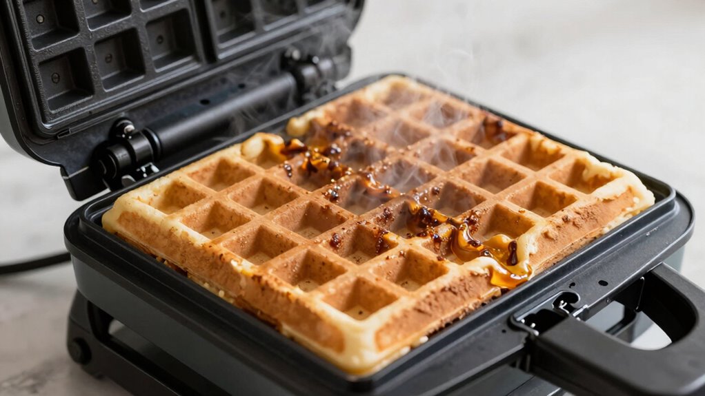 prevent waffle sticking issues