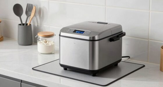 proper bread maker placement