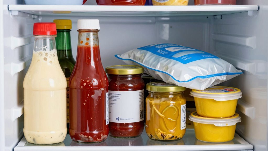 proper condiment storage practices