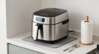 proper electric fryer placement
