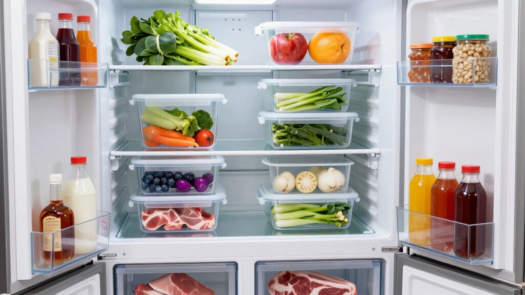 proper fridge food placement