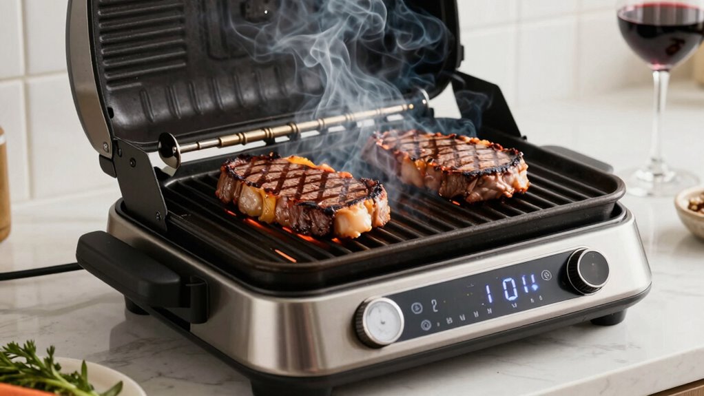 proper grill maintenance minimizes smoke