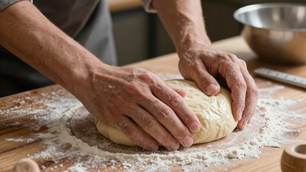 proper kneading and fermentation techniques