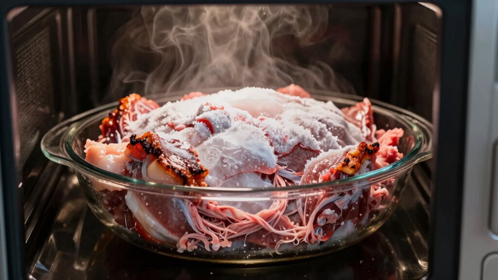 proper microwave defrosting techniques