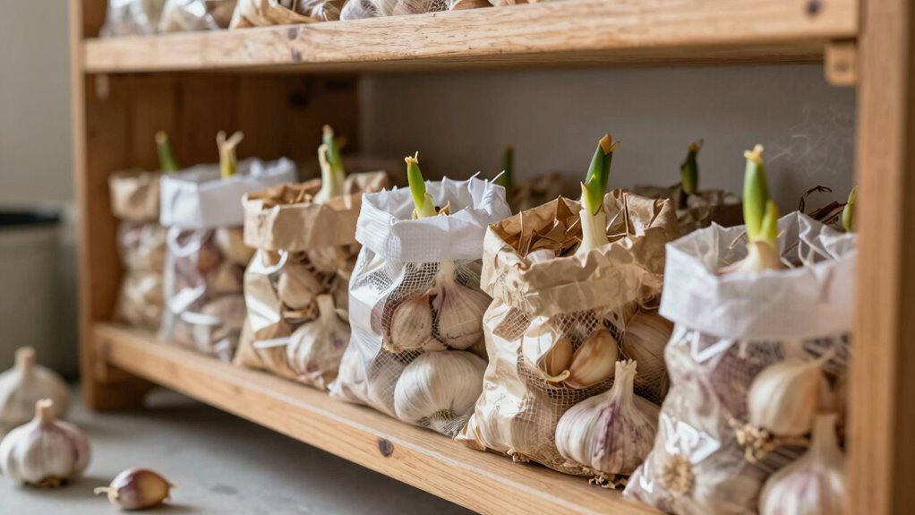 proper packaging extends garlic shelf life
