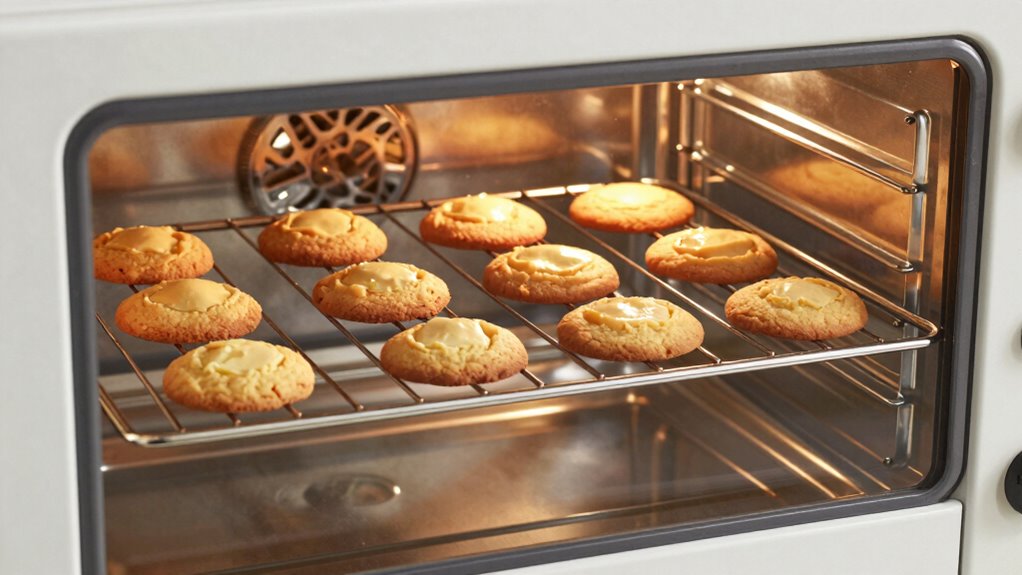 proper rack positioning ensures even baking