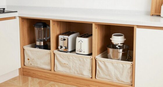 proper small appliance storage