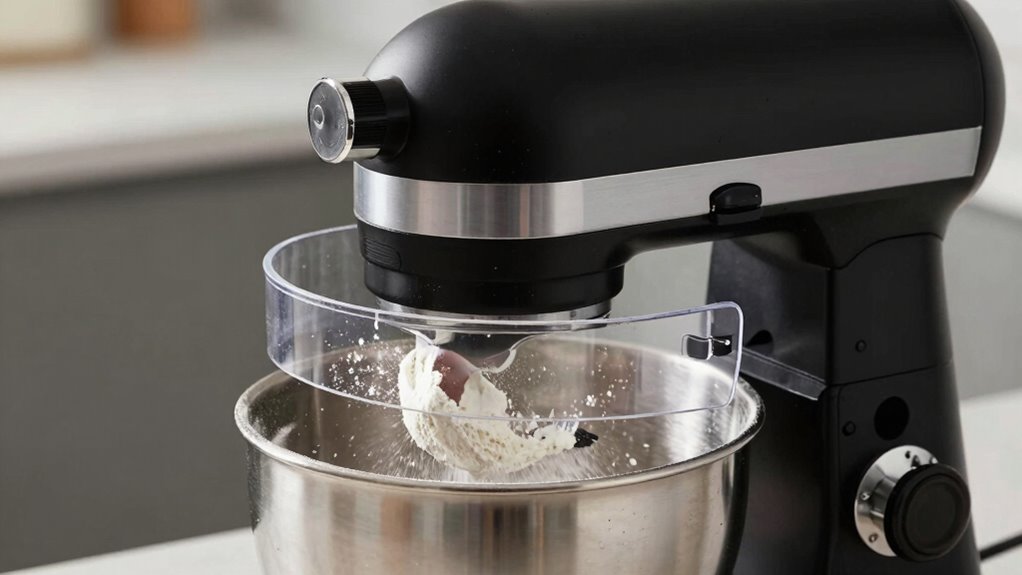 proper splash guard positioning