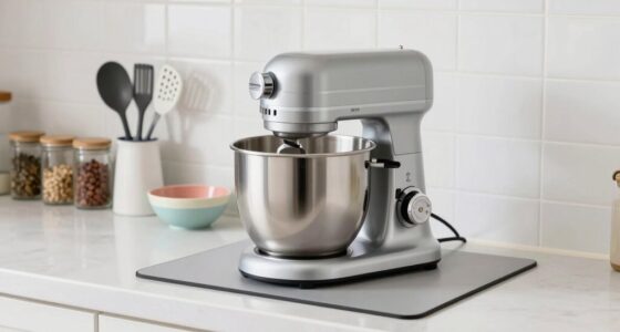 proper stand mixer placement