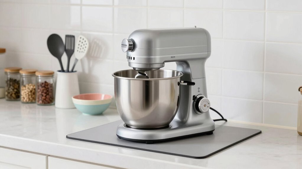 proper stand mixer placement