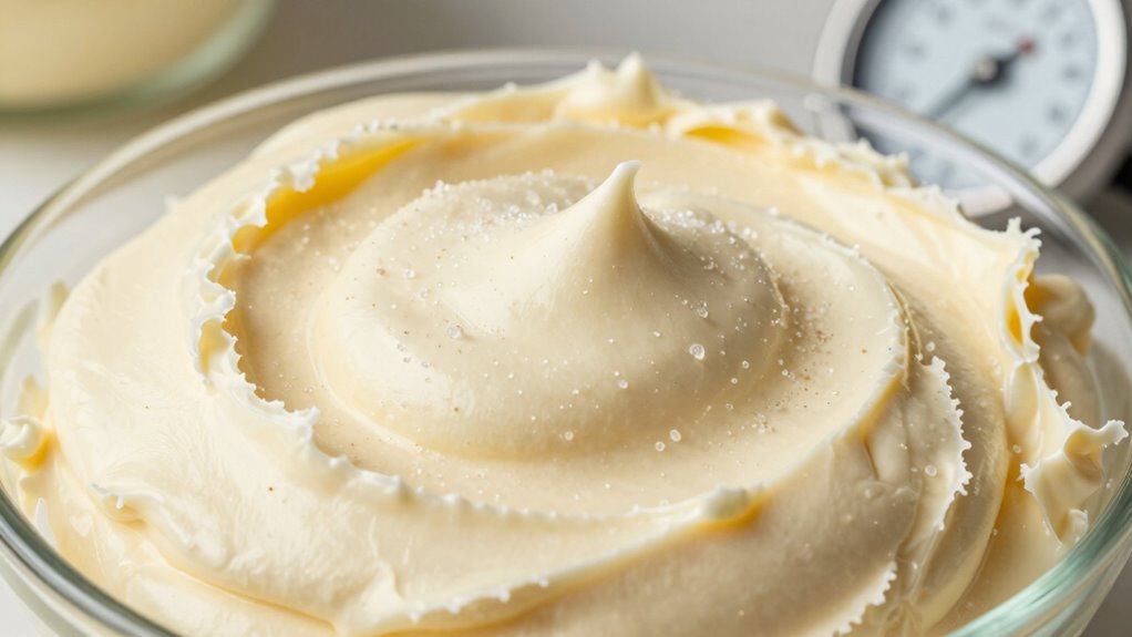 proper temperature and mixing