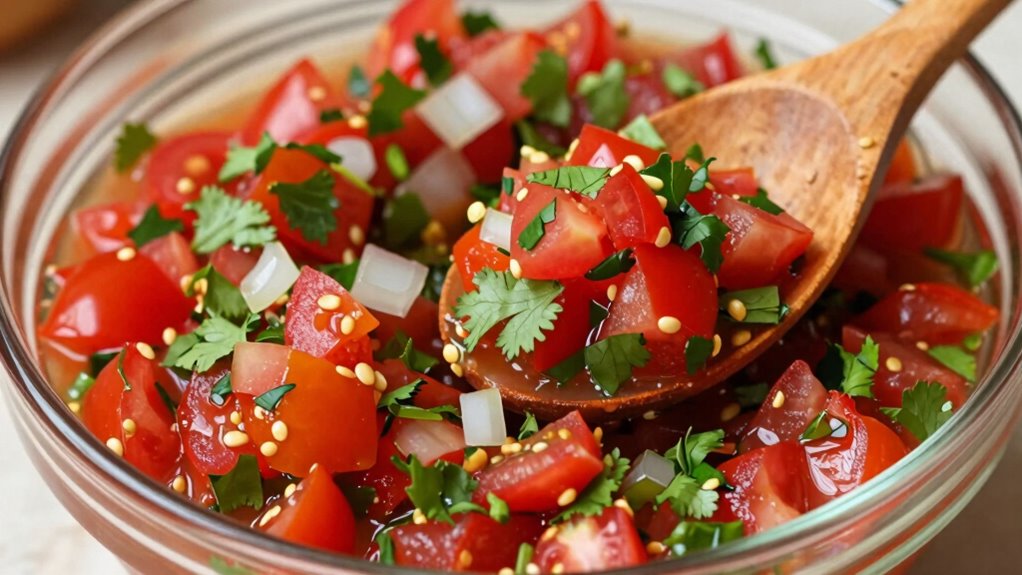 pulse count controls salsa consistency