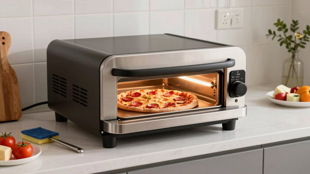 quick efficient pizza cooking