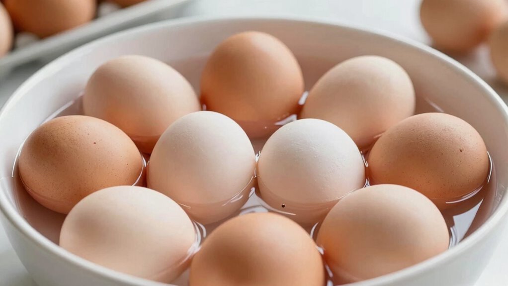 quick egg temperature adjustment