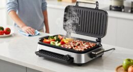 quick indoor grilling cleanup