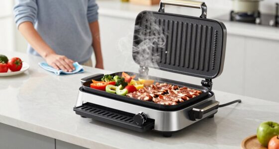 quick indoor grilling cleanup