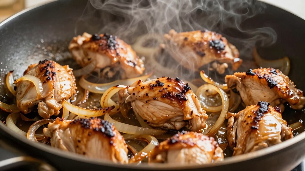 residual heat causes continued cooking