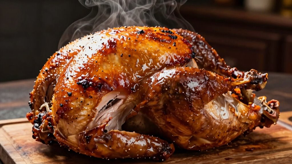 residual heat causes continued cooking