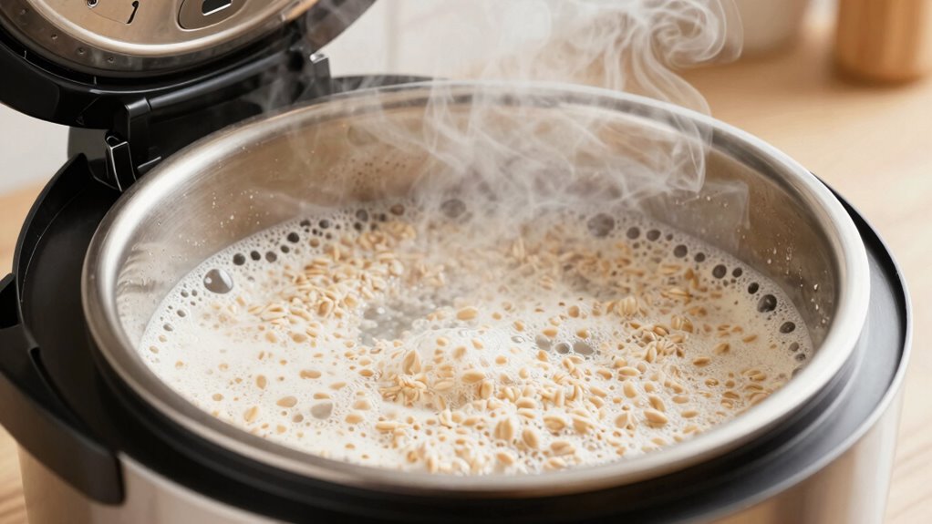 rinse oats control foam