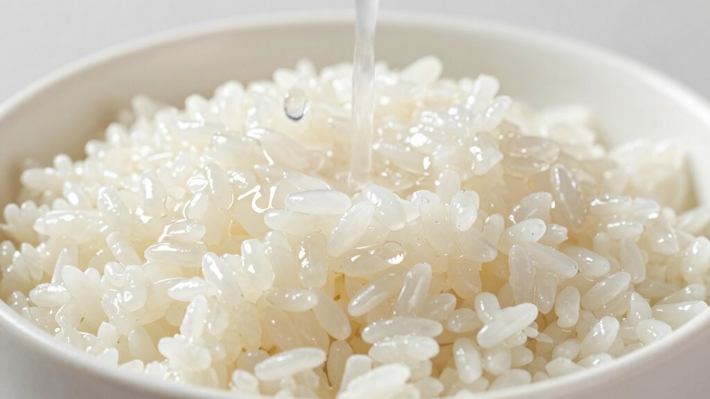rinse rice until clear