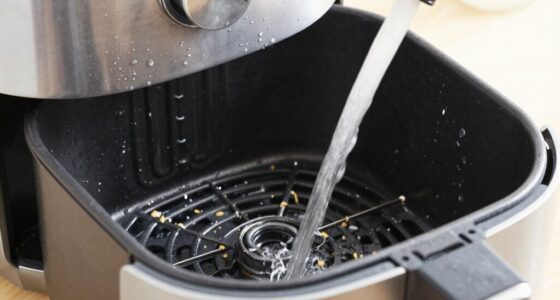 rinsing air fryer properly