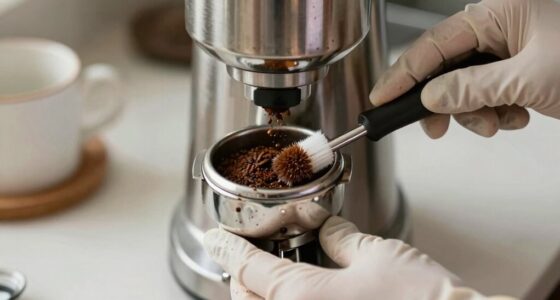 safe coffee grinder cleaning