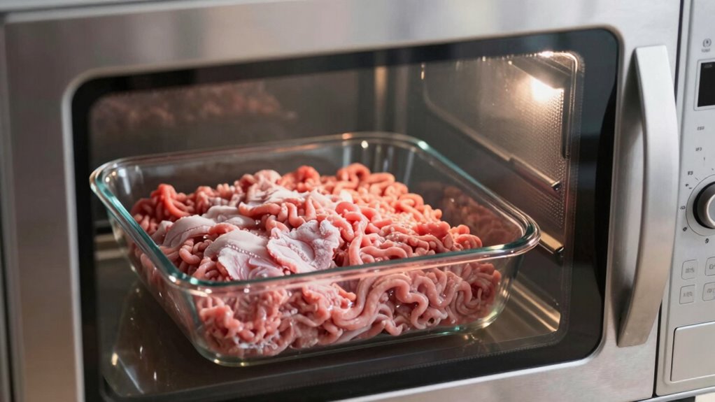 safe ground meat thawing