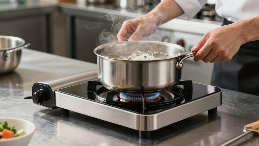 safe induction cooking practices