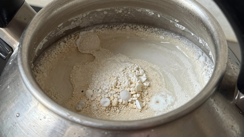 signs of mineral buildup