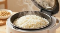 soaking softens rice quickly