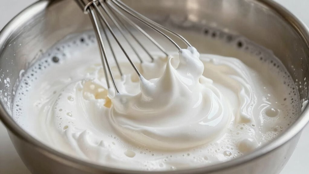 stages of whipped egg whites