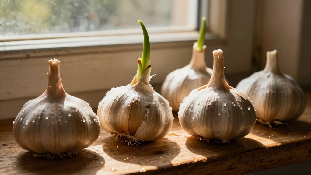 store garlic in cool dry darkness