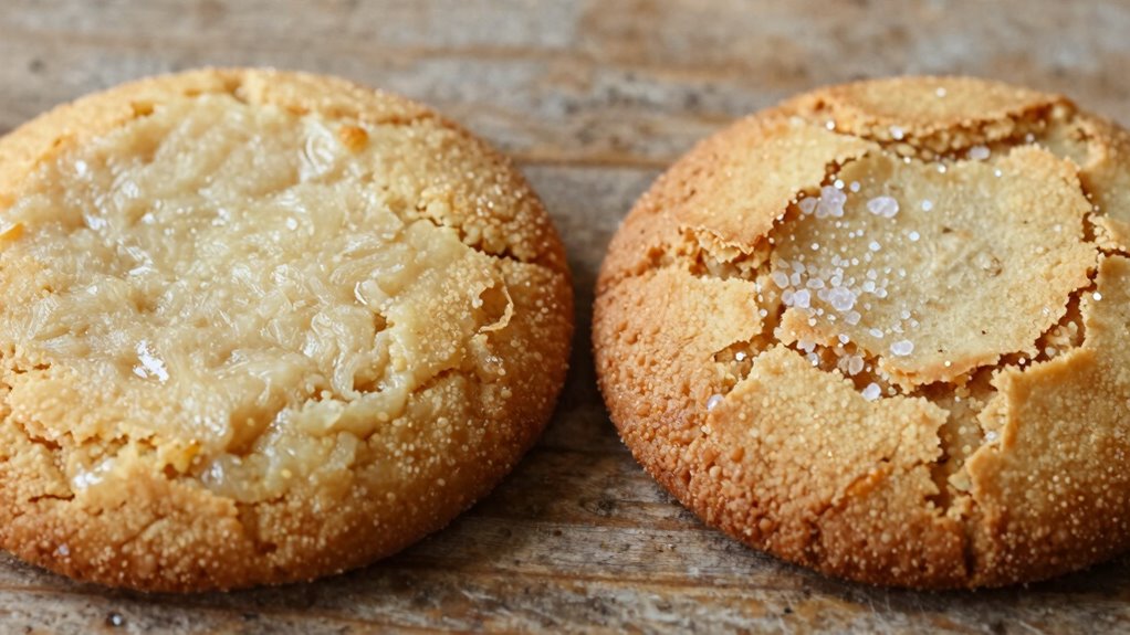sugar type influences cookie texture