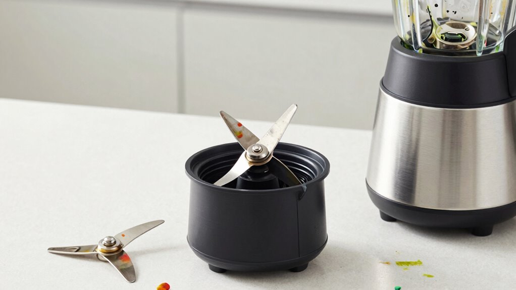 thorough blender disassembly cleaning